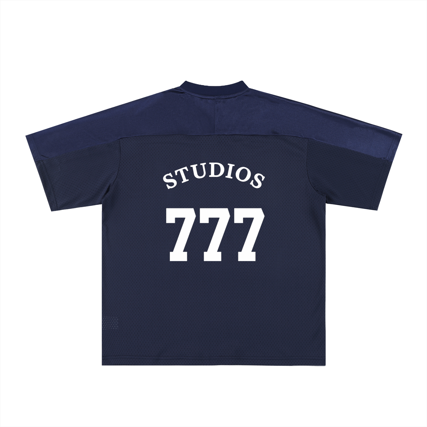 Oversized Mesh V-Neck Soccer Jersey