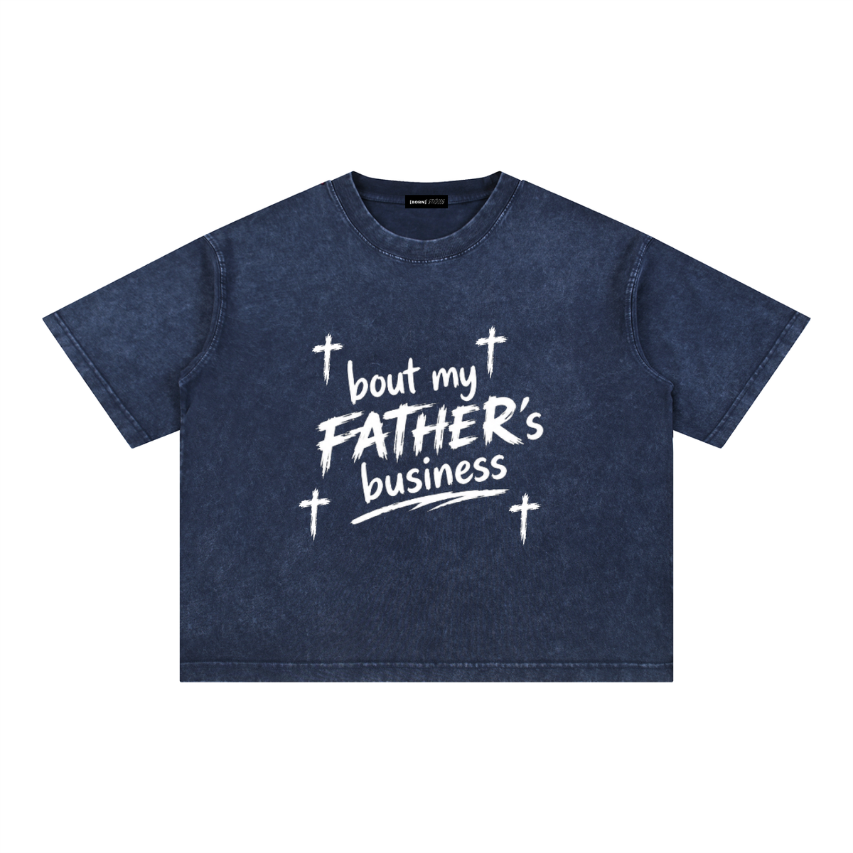 [Born]² Mineral Wash Boxy Cotton T-Shirt