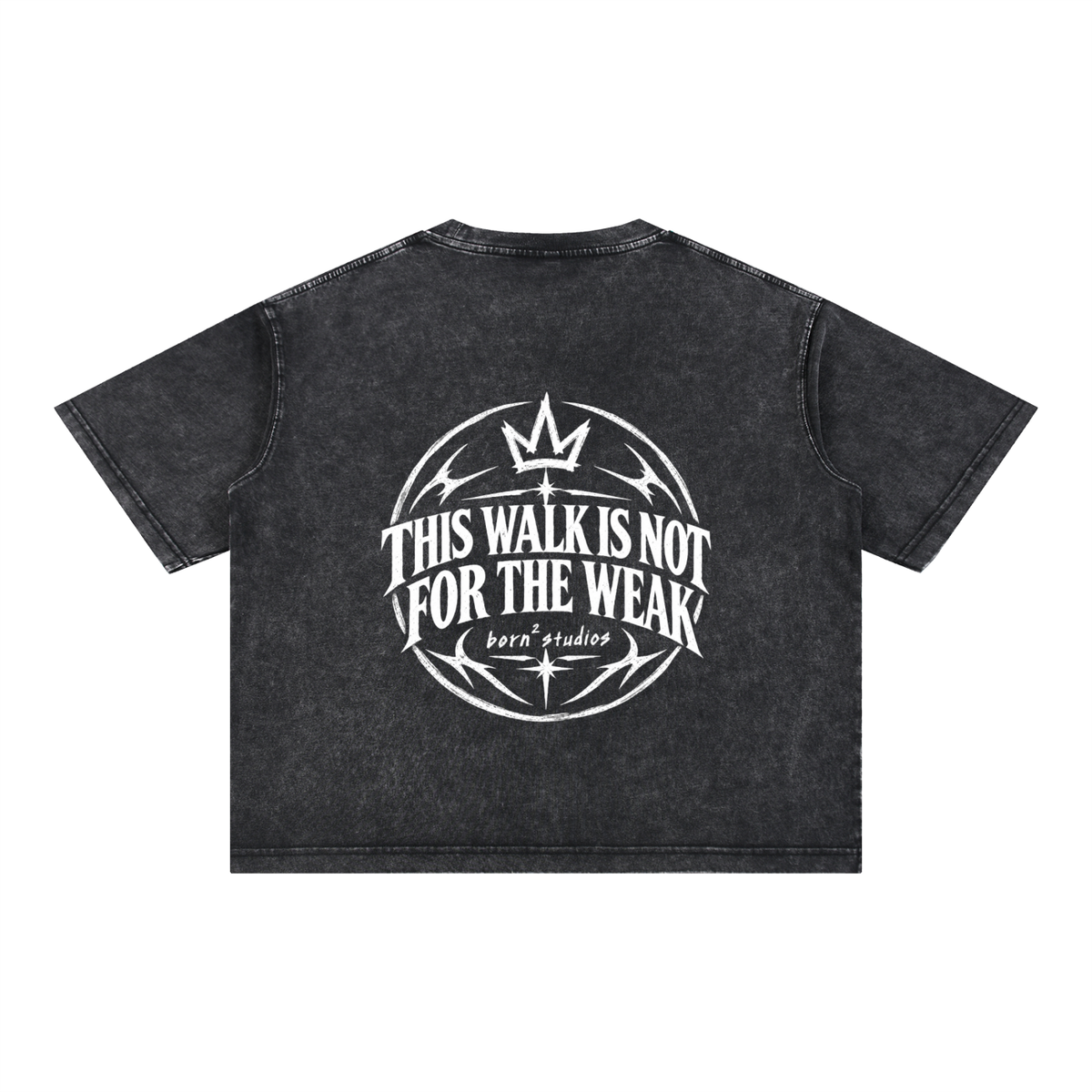 [Born]² Mineral Wash Boxy Cotton T-Shirt