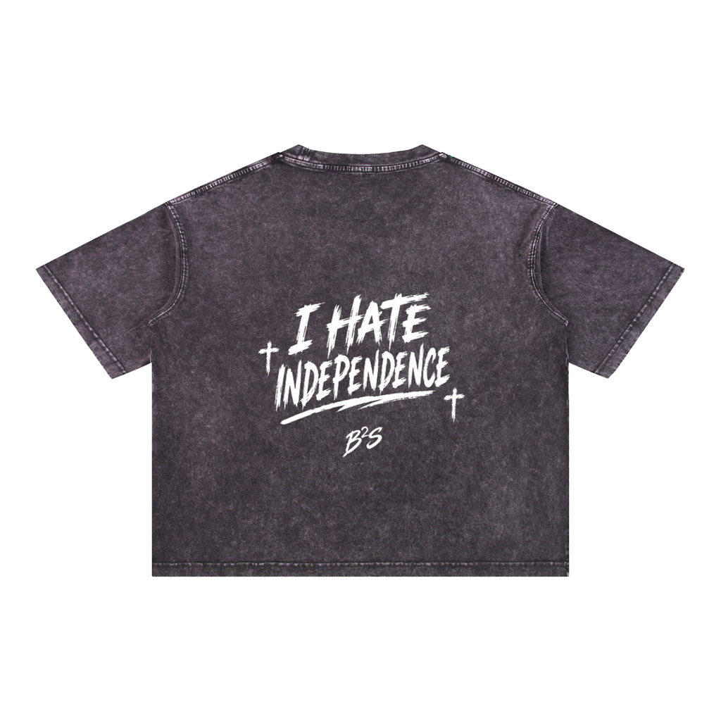 [Born]² Mineral Wash Boxy Cotton T-Shirt