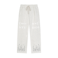 Solid Color Straight-Leg Sweatpants