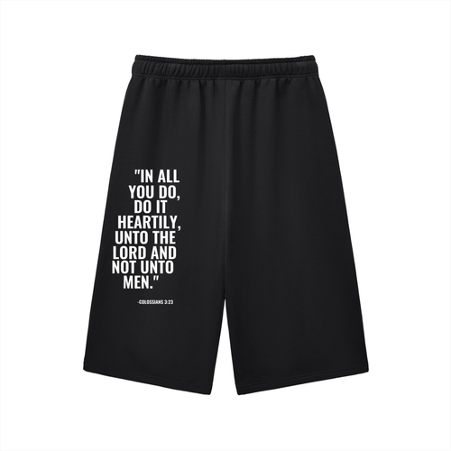 [Born]² Relaxed Drawstring Three-Quarter Sweatpants(Capris)