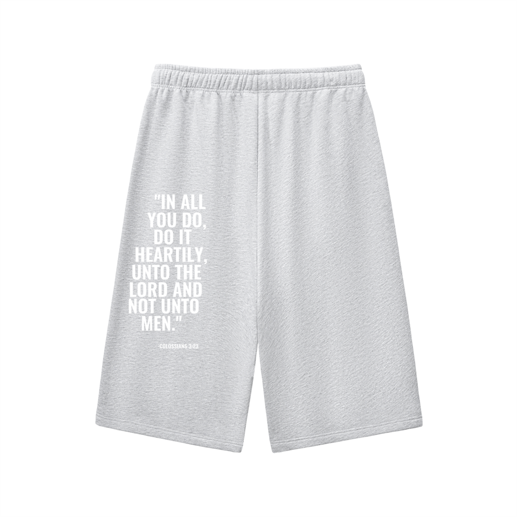 [Born]² Relaxed Drawstring Three-Quarter Sweatpants(Capris)