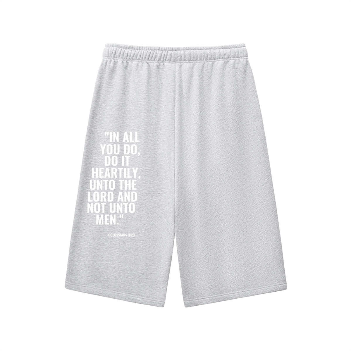 [Born]² Relaxed Drawstring Three-Quarter Sweatpants(Capris)