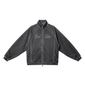 Unisex Vintage Wash Full Zip Mesh Jacket