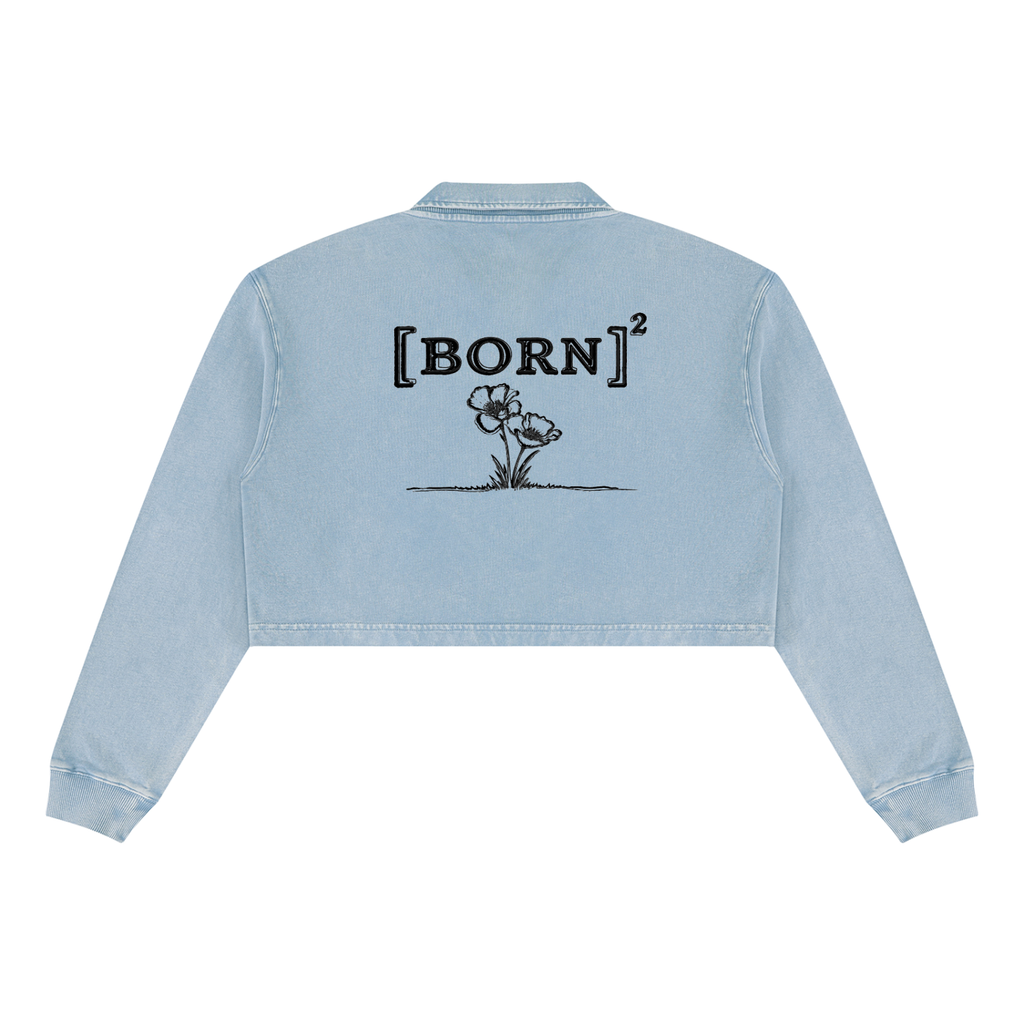 Women’s Vintage Wash Crop Sweatshirt