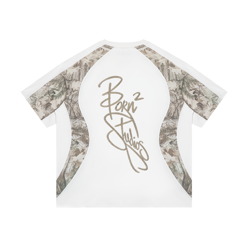 [Born]² Camo Raglan Matching Set T-Shirt