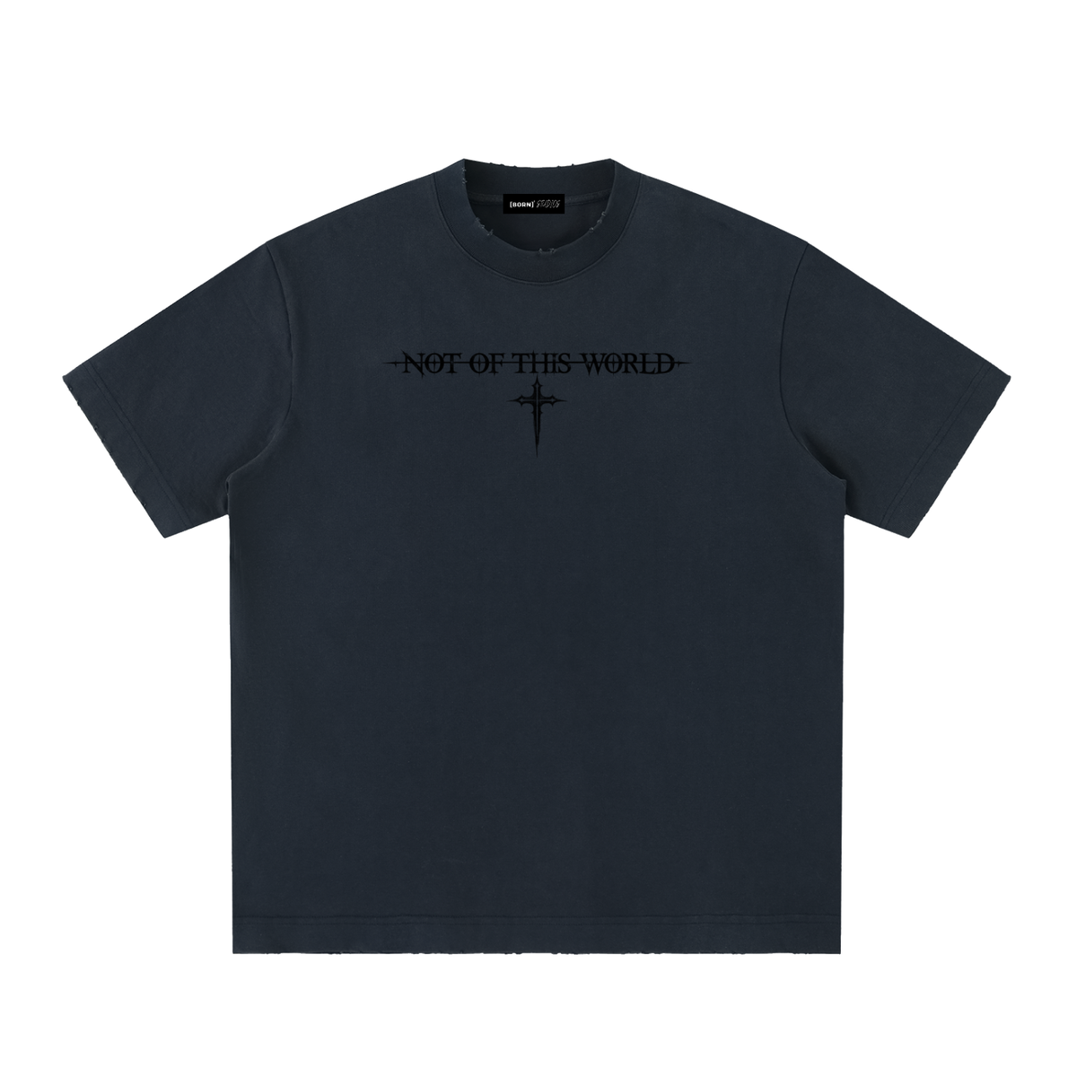 [Born]² Heavyweight Vintage Washed Frayed T-Shirt