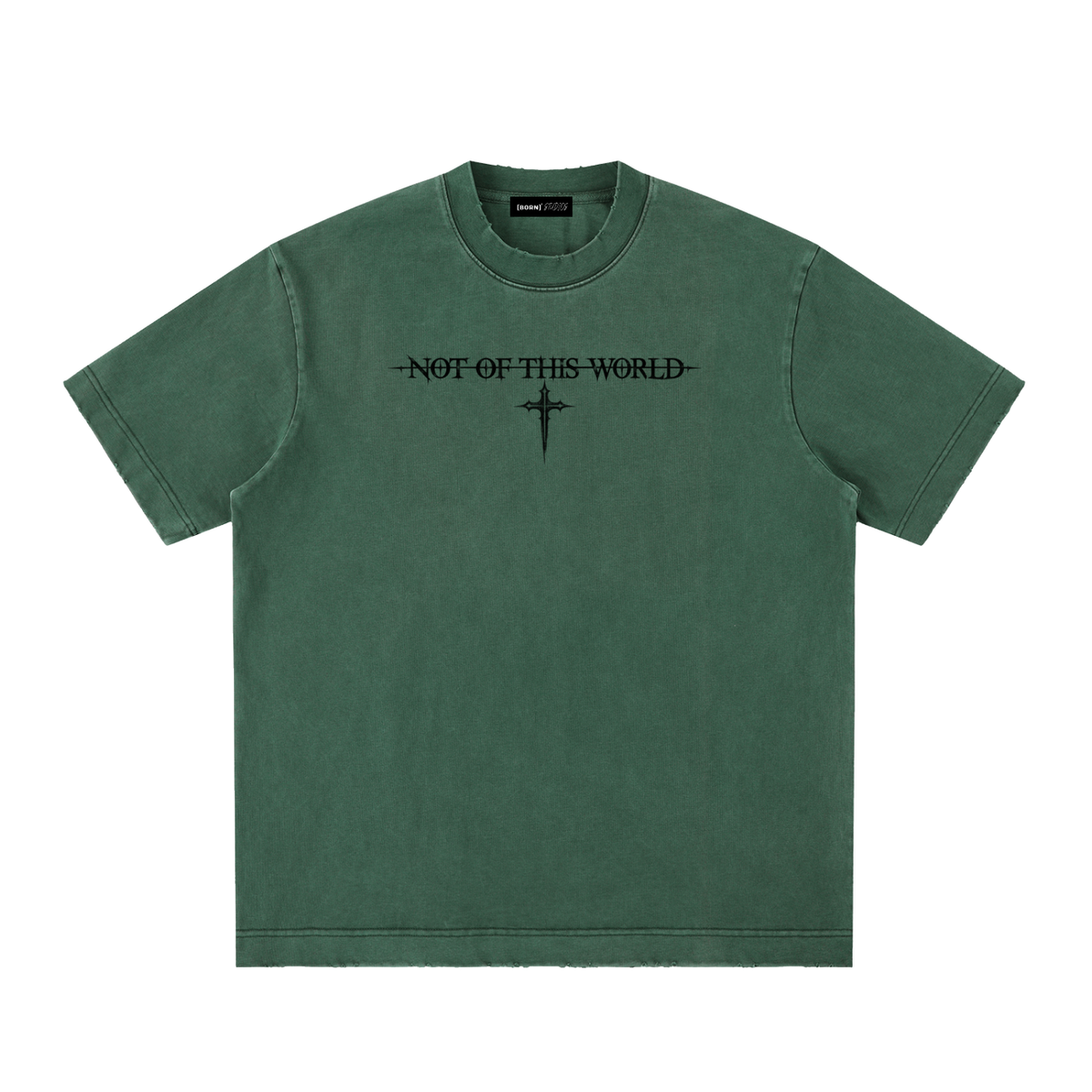 [Born]² Heavyweight Vintage Washed Frayed T-Shirt
