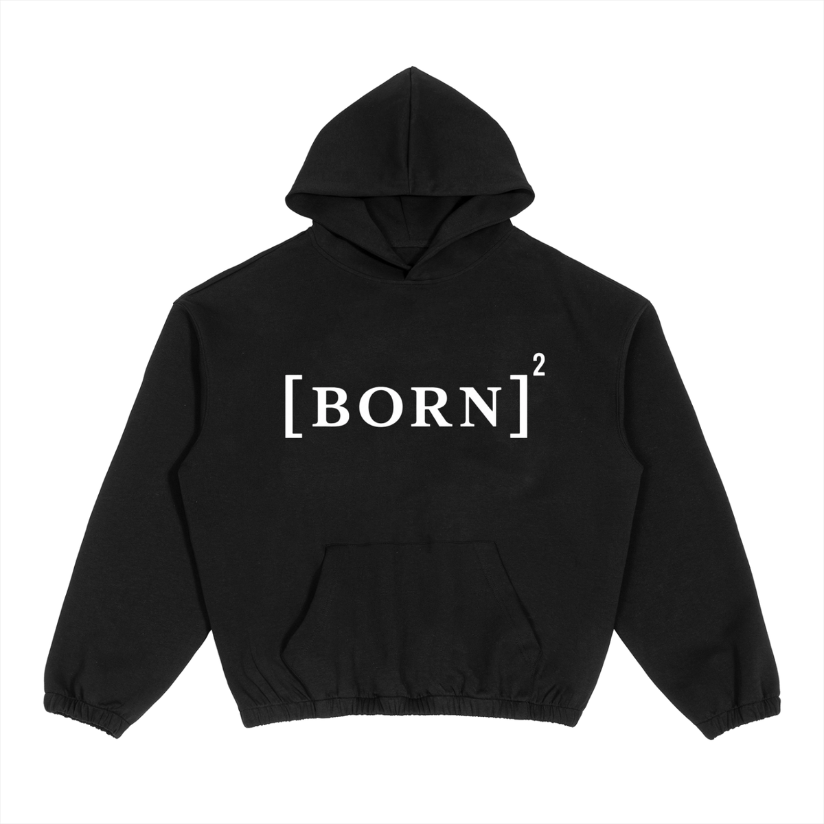 [Born]² Boxy Cinched Hem Hoodie