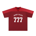Oversized Mesh V-Neck Soccer Jersey