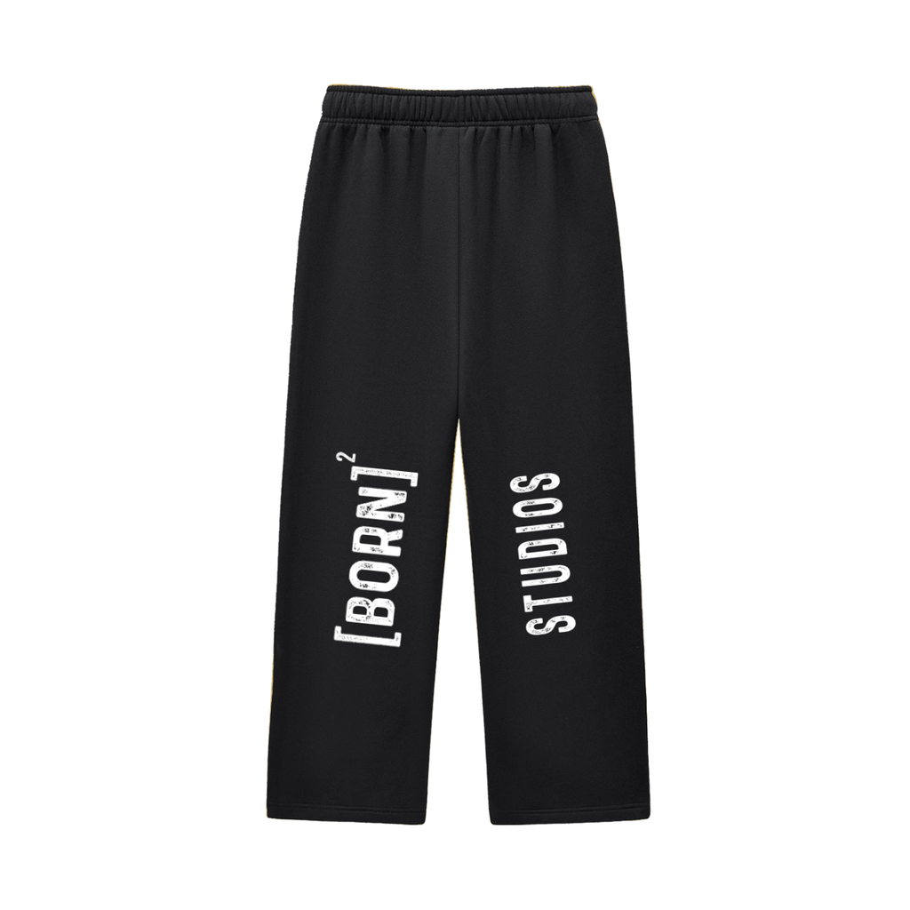 Contrast-Stitched Fleece Sweatpants