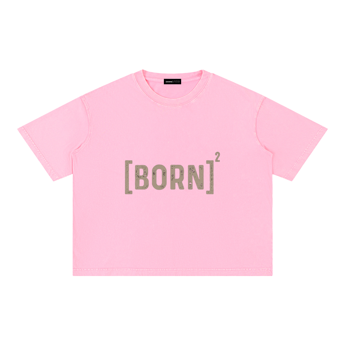 [Born]² Mineral Wash Boxy Cotton T-Shirt