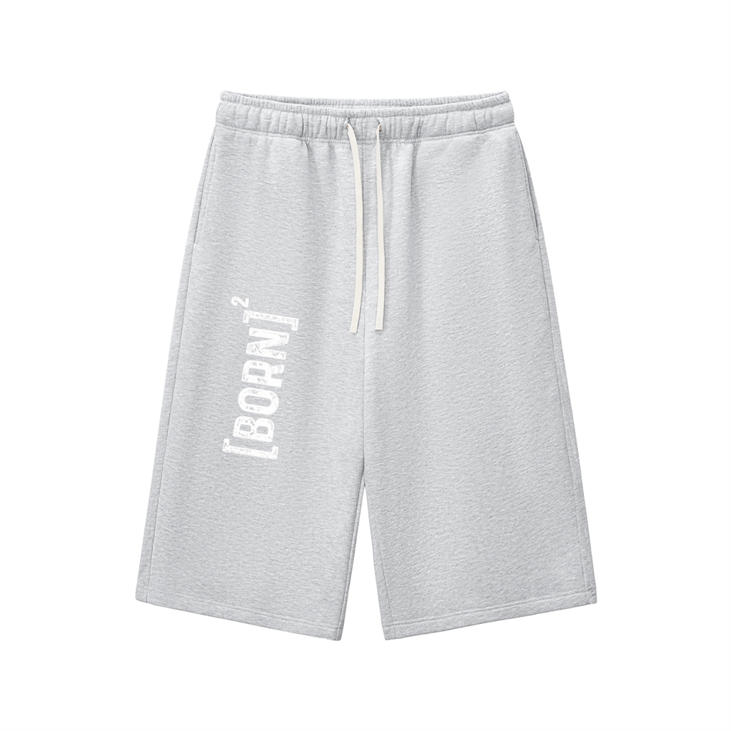 [Born]² Relaxed Drawstring Three-Quarter Sweatpants(Capris)